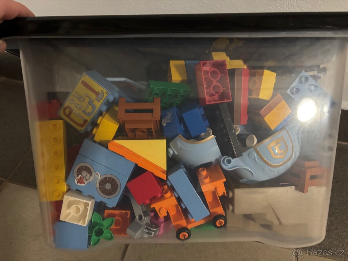 Lego Duplo set plus podložka + postavičky a auta - 4
