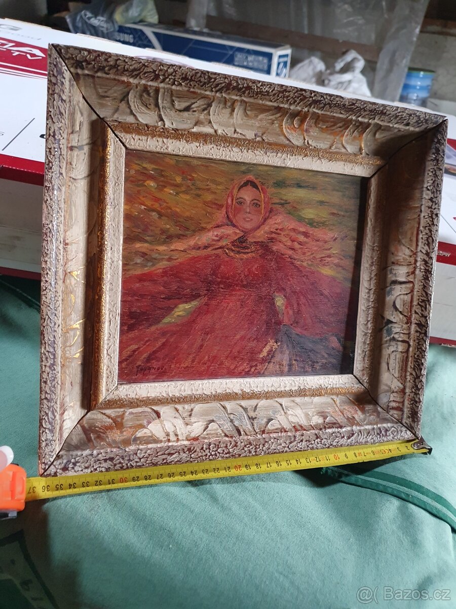 Obrazy staré olej - 4