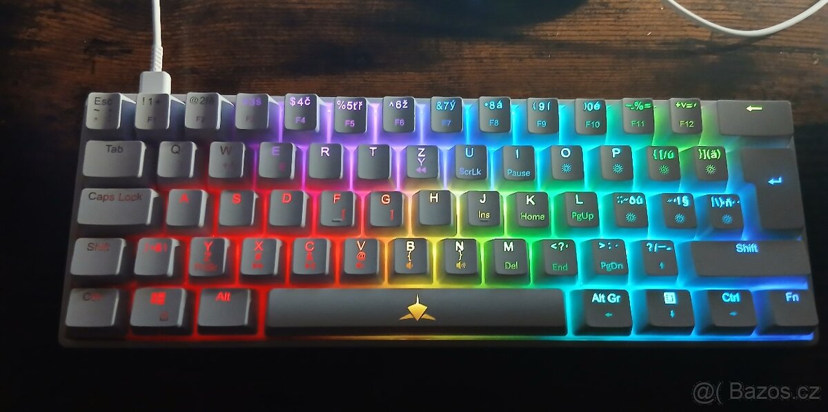 Herní klávesnice Shinobi 2 White Shark - 4