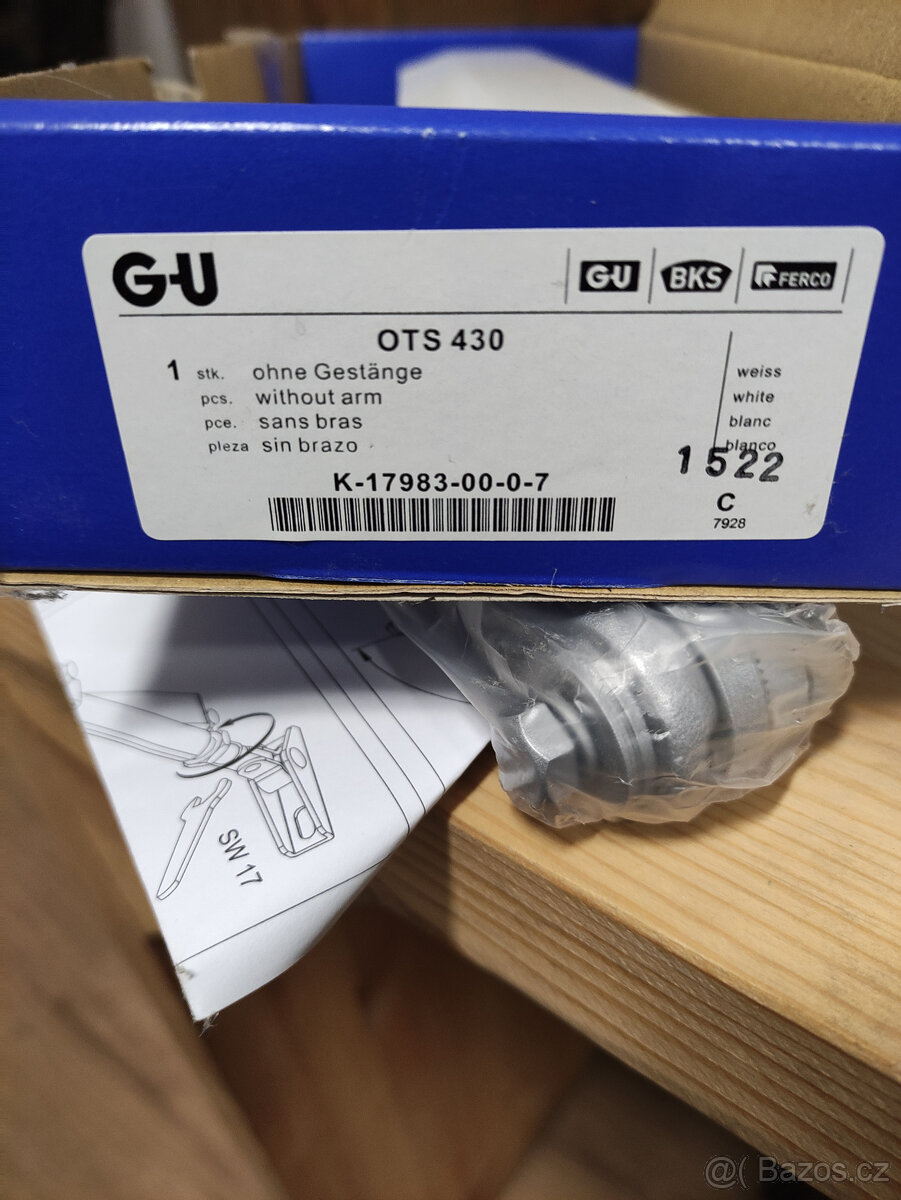 Samozavírač G-U BKS OTS 430 s ramenem - 4