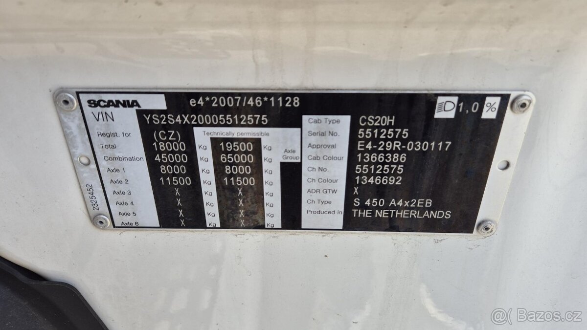 SCANIA S450 N323 LOW DECK EURO 6 - 4