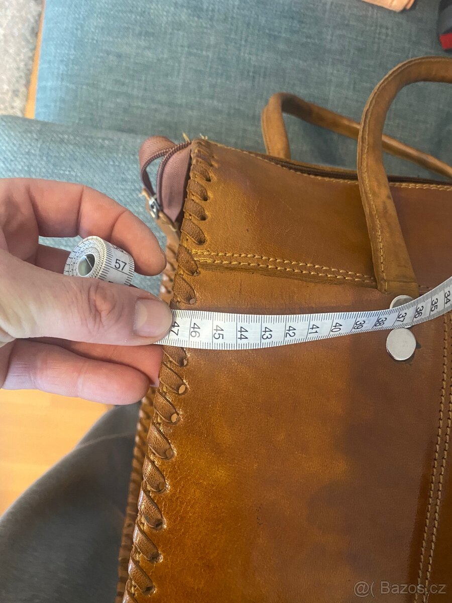 Cestovní kožená taška - 4
