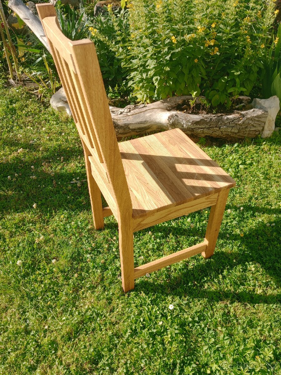 Jídelní židle dub masiv zátěžová - 4