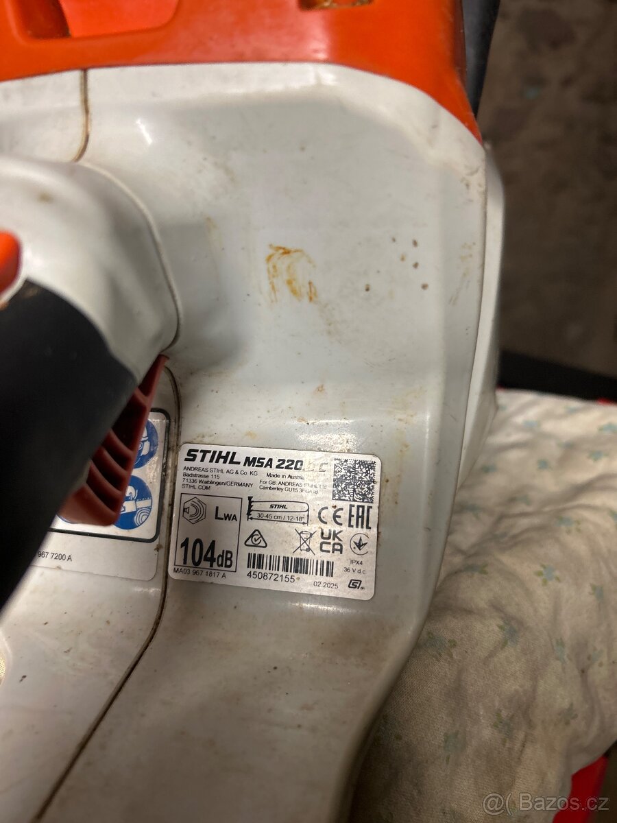 AKU pila Stihl MSA 220C - 4