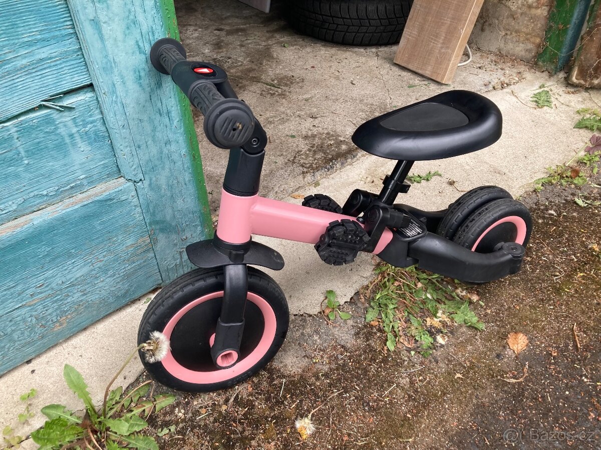 Odrážedlo/tříkolka 4v1 Kaya Pink - 4