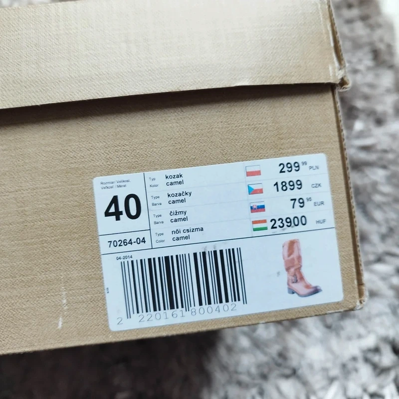 Dámské kožené podzimní kotníkové kozačky Lacoski hnědé - 4