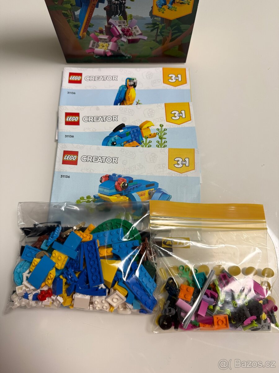 LEGO Creator 3v1 31136 - Exotický papoušek - 4