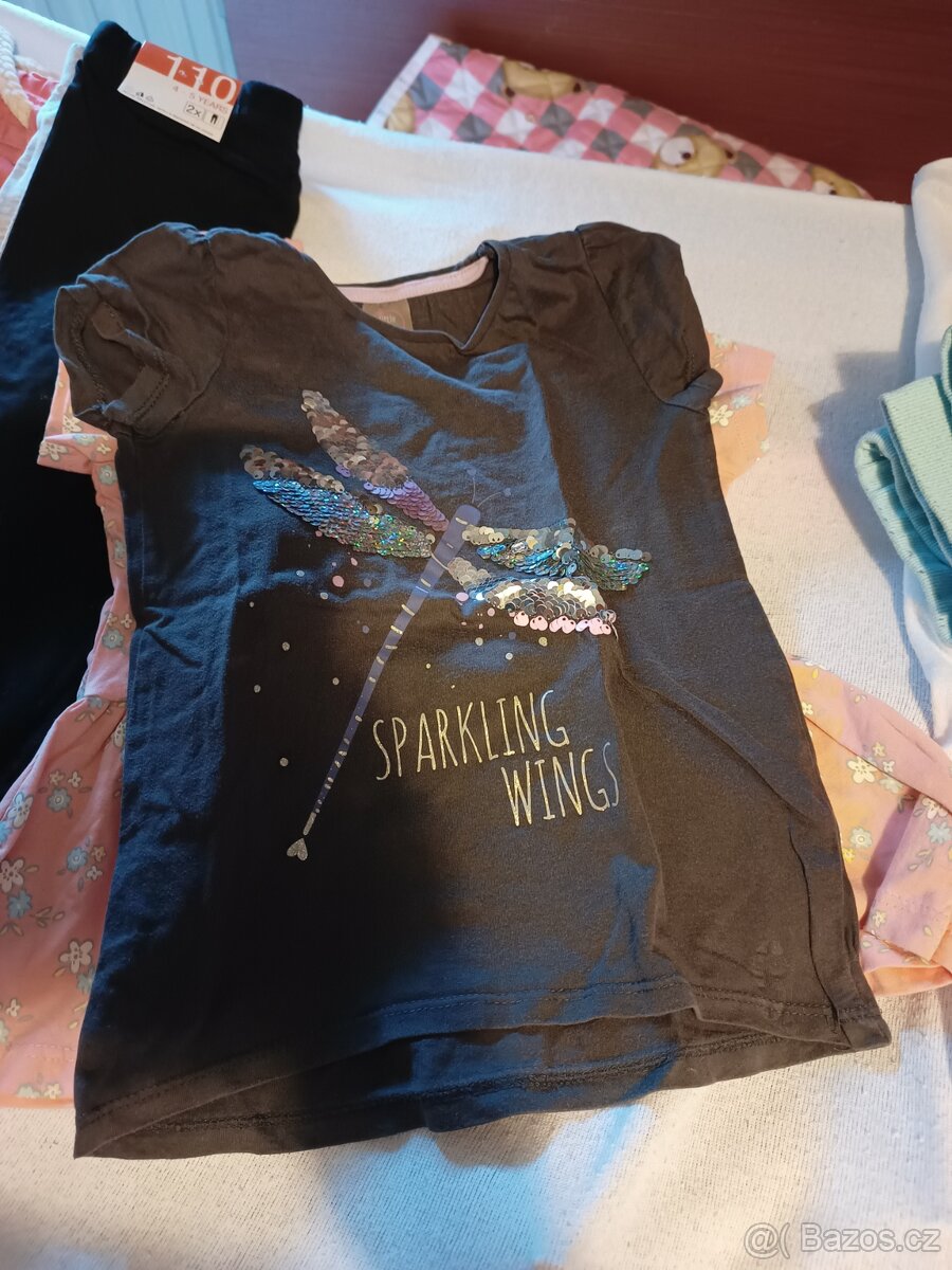 Prodám set dívčího oblečení 110/116 - 4