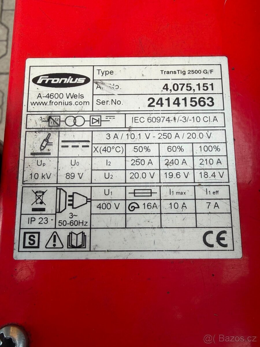Fronius TransTig 2500 – svářečka TIG DC 250 A - 4