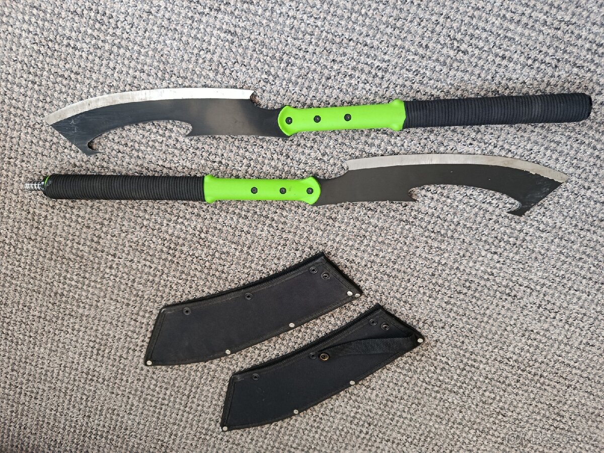 Zombie Spear dvojitá postapo mačeta - 4