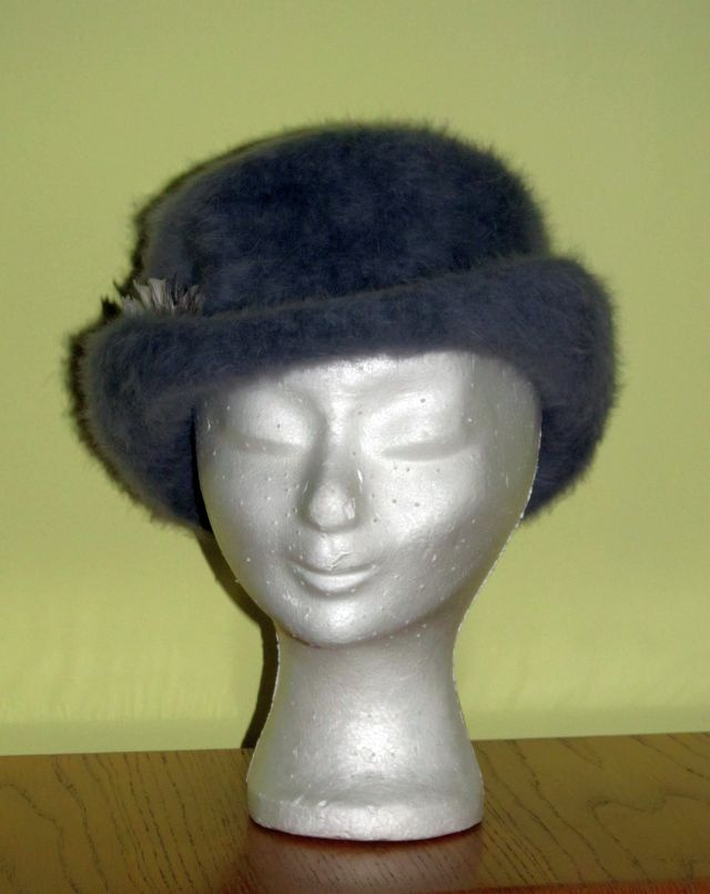 Dámský klobouček - obvod hlavy 56 cm - 4