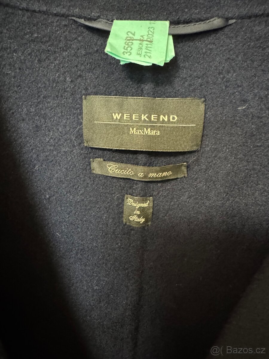 Vlněný kabát zn. Max Mara, vel.M - 4