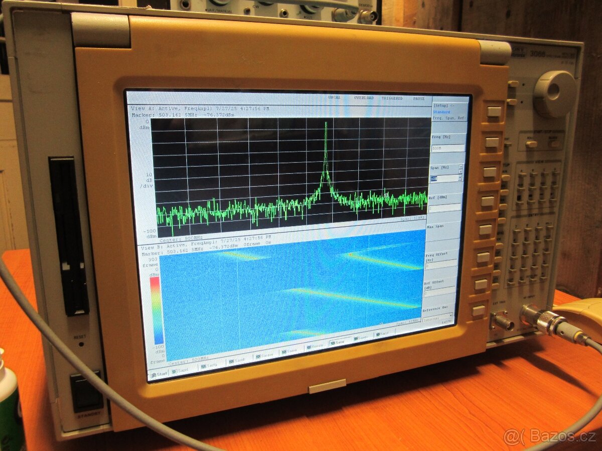 Sony Tektronix 3066 - spektrální analyzátor do 3GHz. - 4