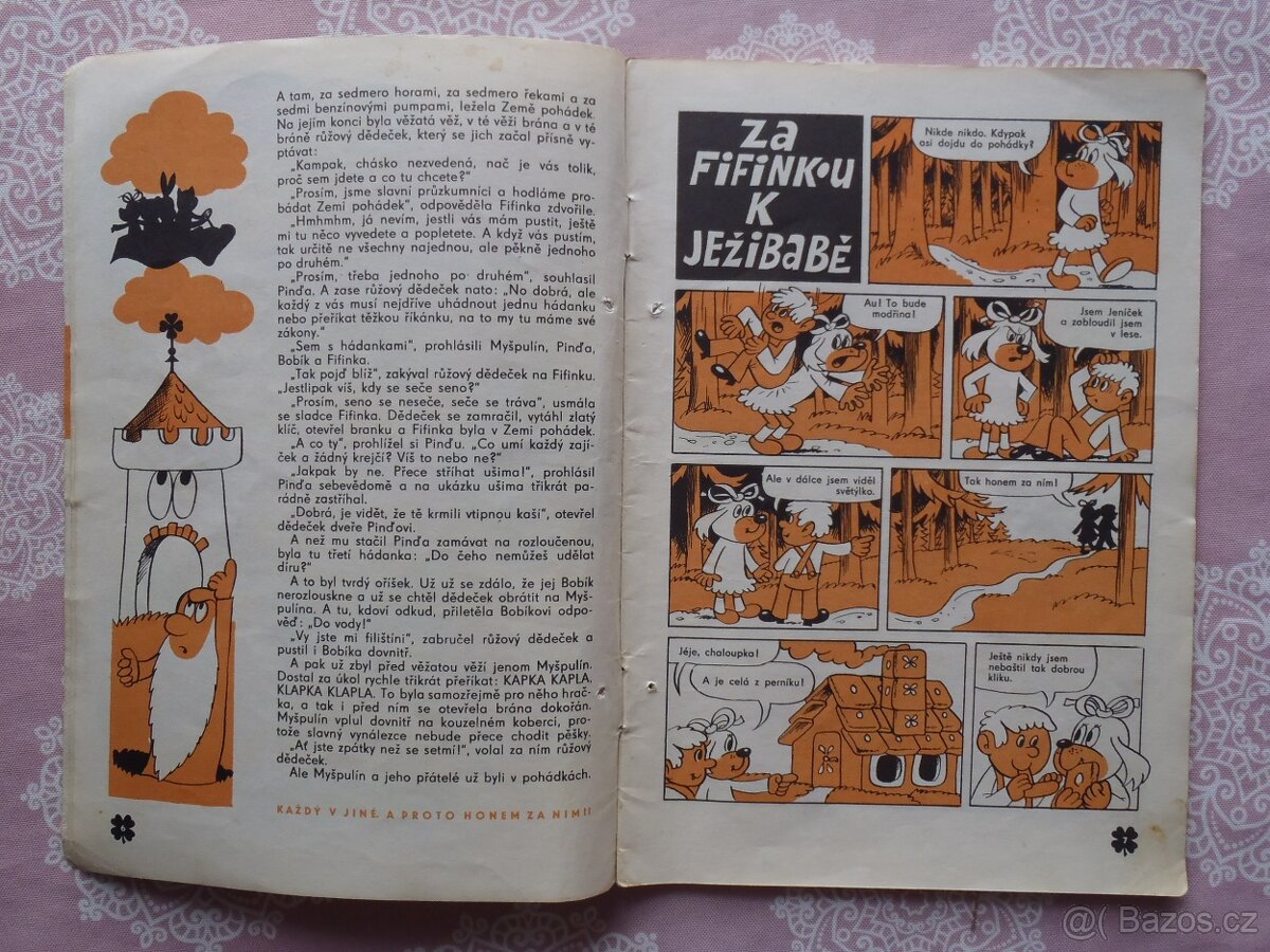 Čtyřlístek 8 Létající koberec originál - 4