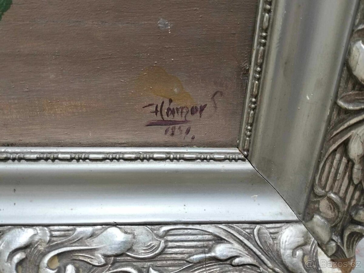 OBRAZ NA PREDAJ. CENA:180€+poštovné. Maľba na plátne. Rozmer - 4