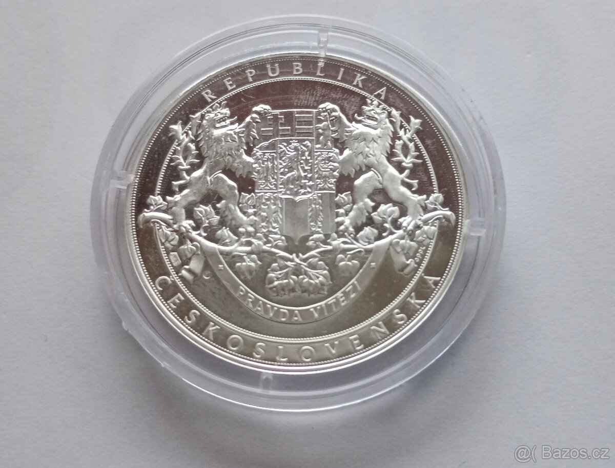 Pamětní medaile – Milan Rastislav Štefánik – ryzí stříbro - 4