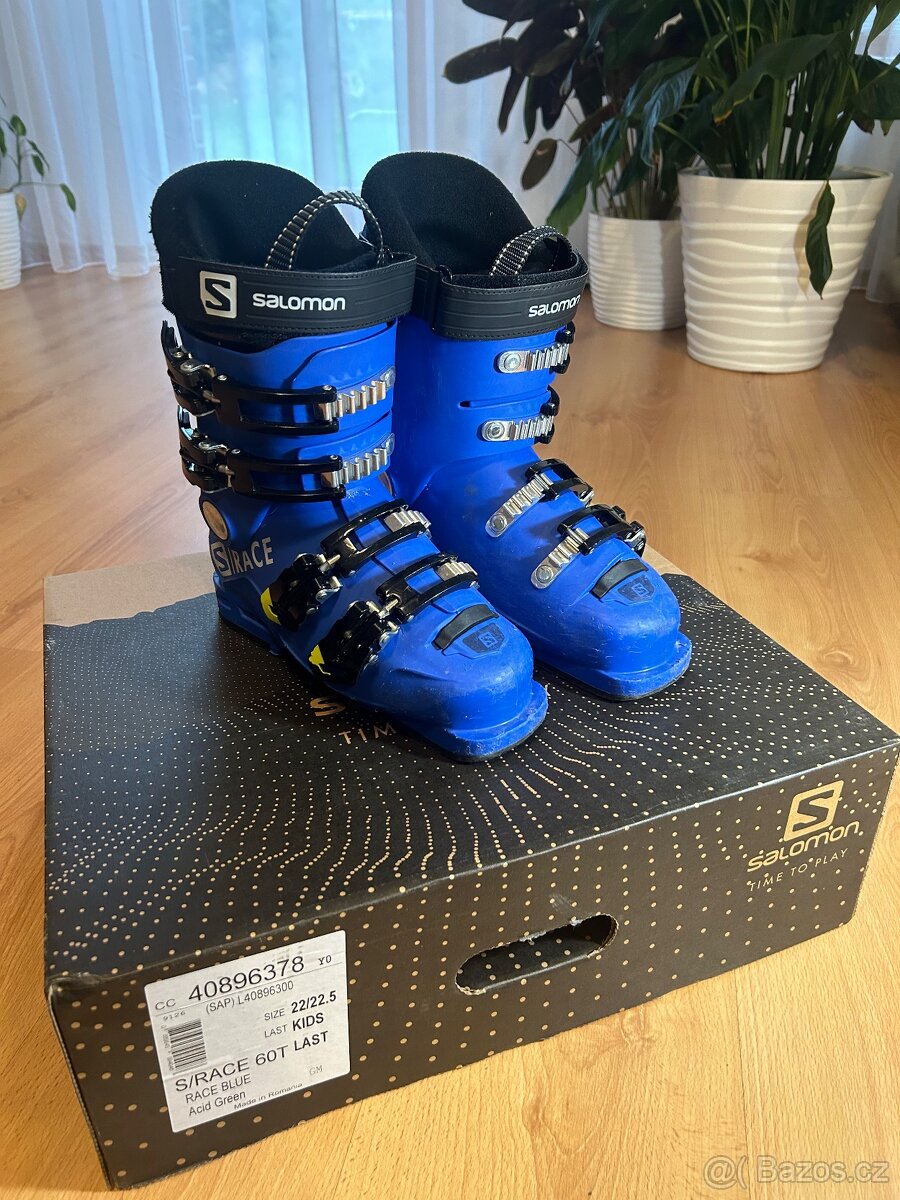Lyžáky Salomon S Race 60T, dětské, vel. 22,5cm - 4