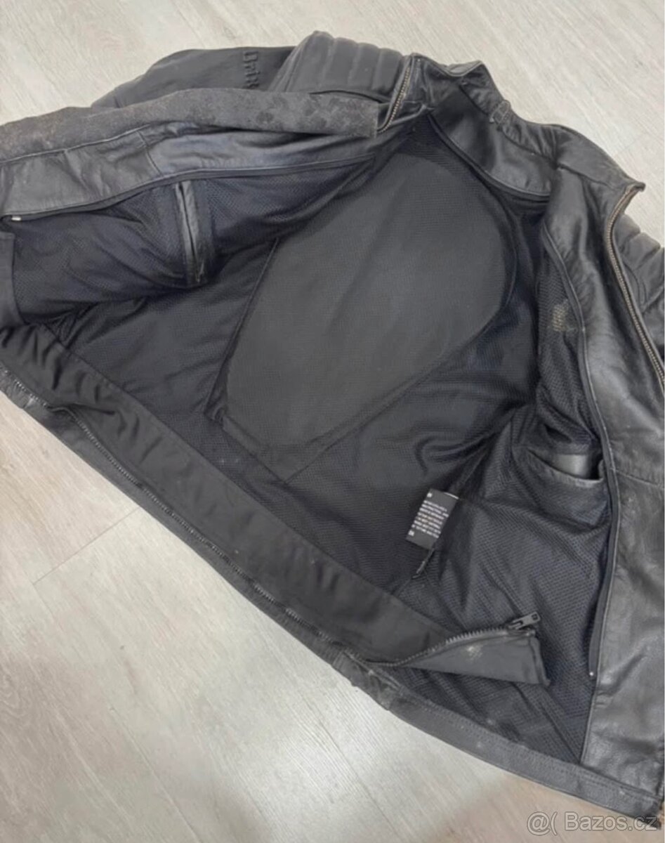 Pánská motorkářská kožená bunda Bixton - 4