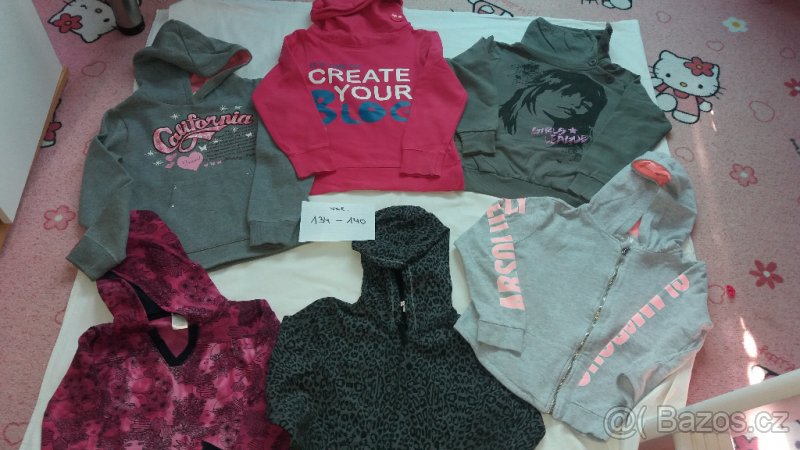 Dětské mikiny svetry pončo od vel.98 až po vel. L - 4