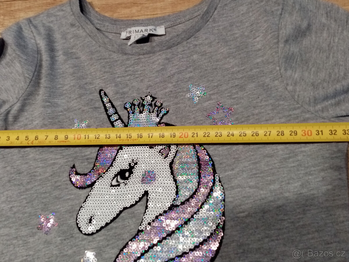 tričko primark unicorn vel. 110/116 - 4
