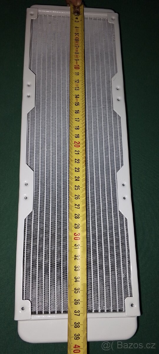 Radiátor pro vodní chlazení PC – 39,5 cm, bez ventilátorů - 4