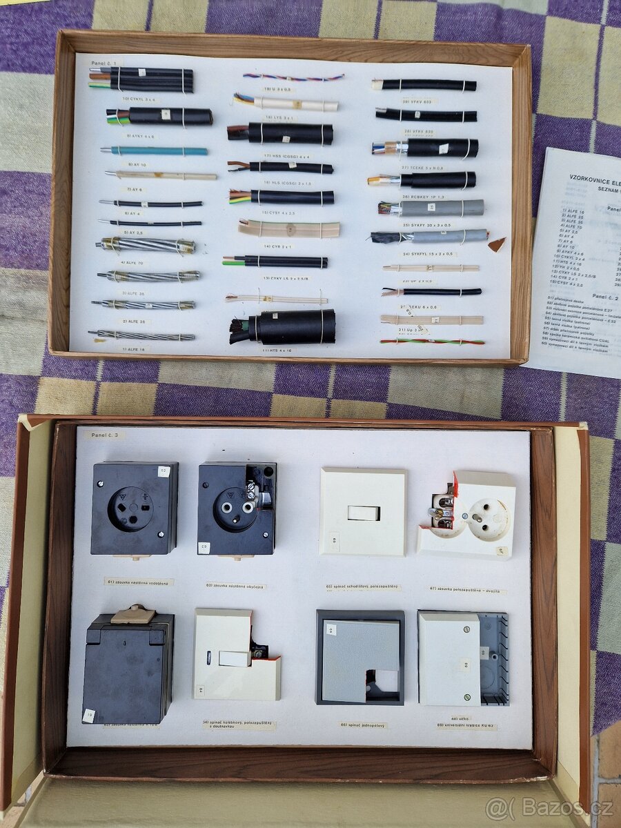 Vzorkovnice elektromateriálu - 4