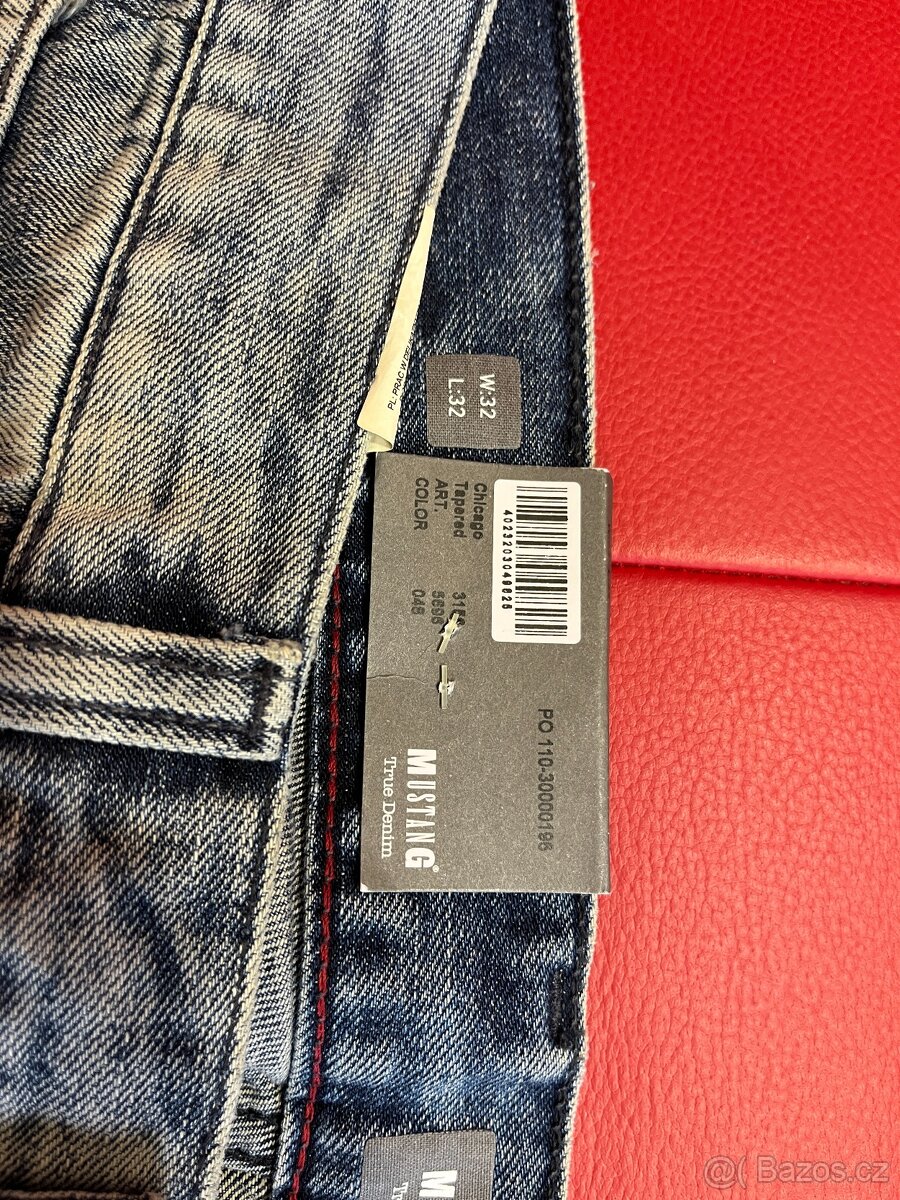Jeans MUSTANG CHICAGO vel. 32/32, džíny jsou nové - 4