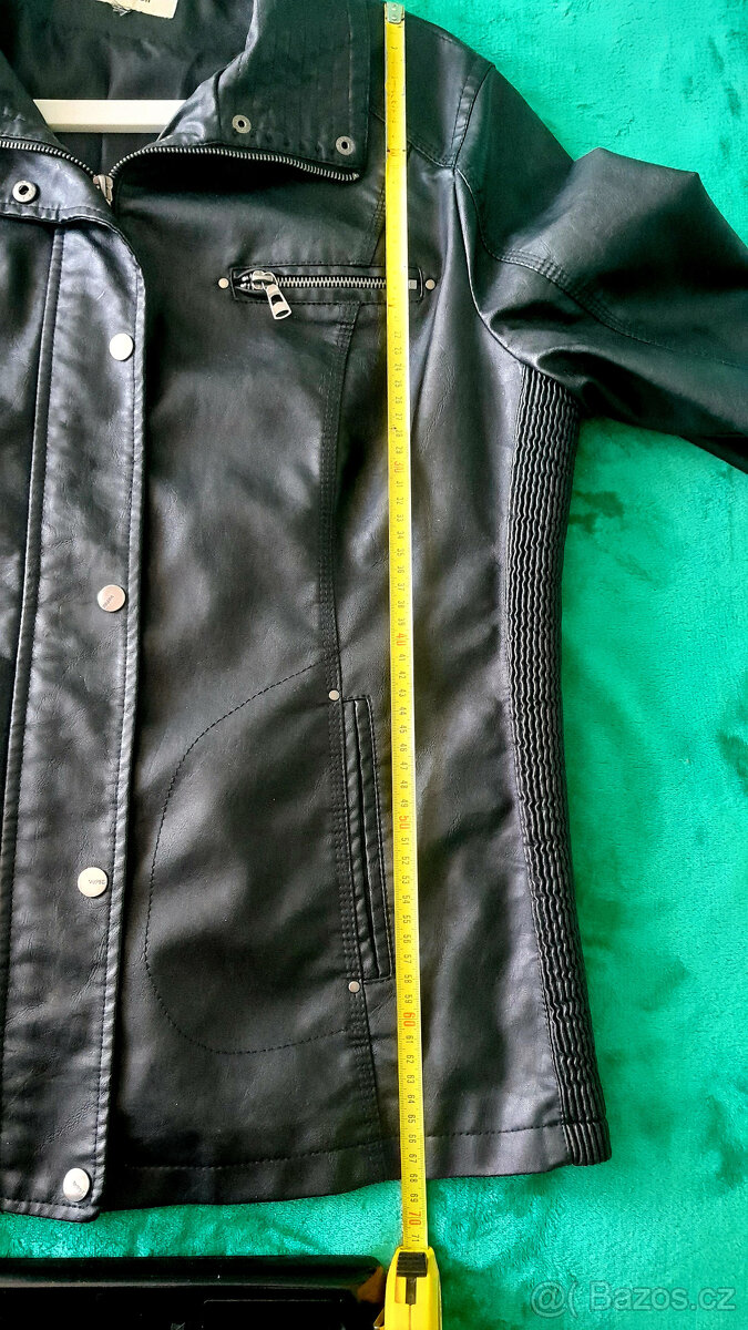Dámská koženková bunda xl - 4