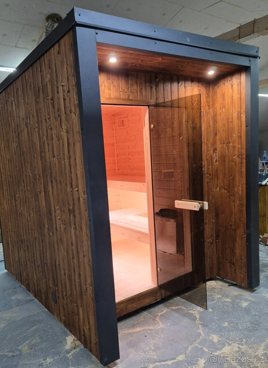 Sauna 200x280cm s předsíní pro 6-8 osob - 4