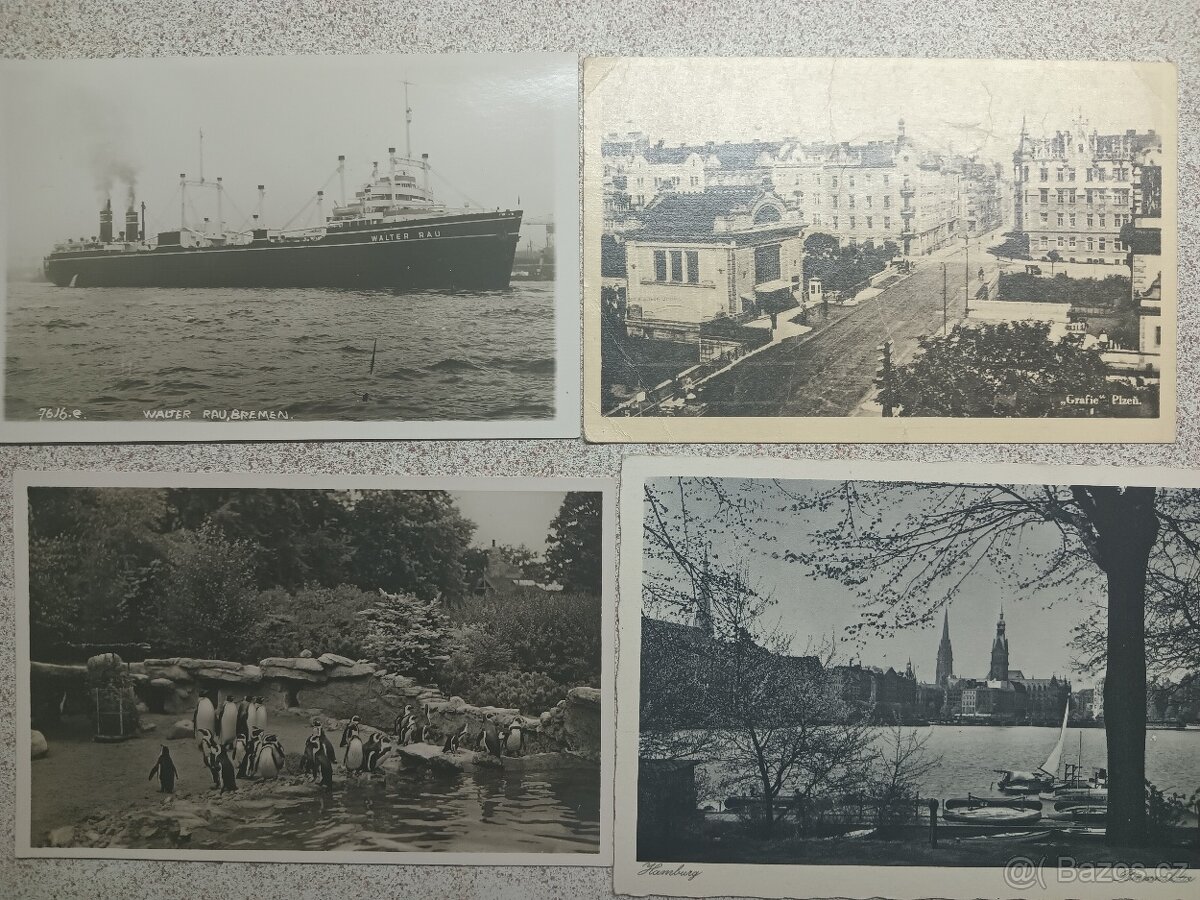 Mix pohlednic a obálek plus dokumenty - 4