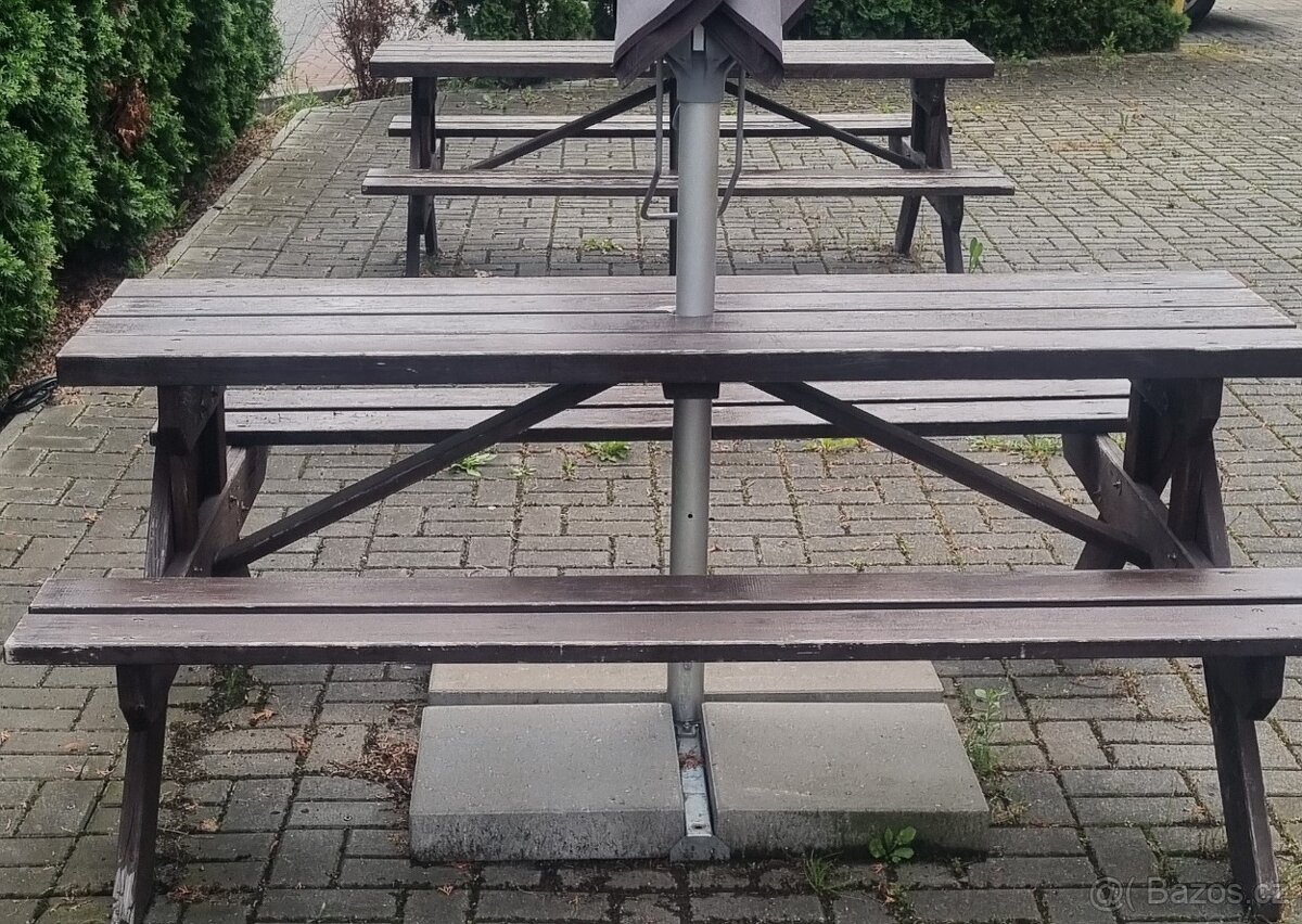 5 x zahradní stoly pro 6 osob - 4