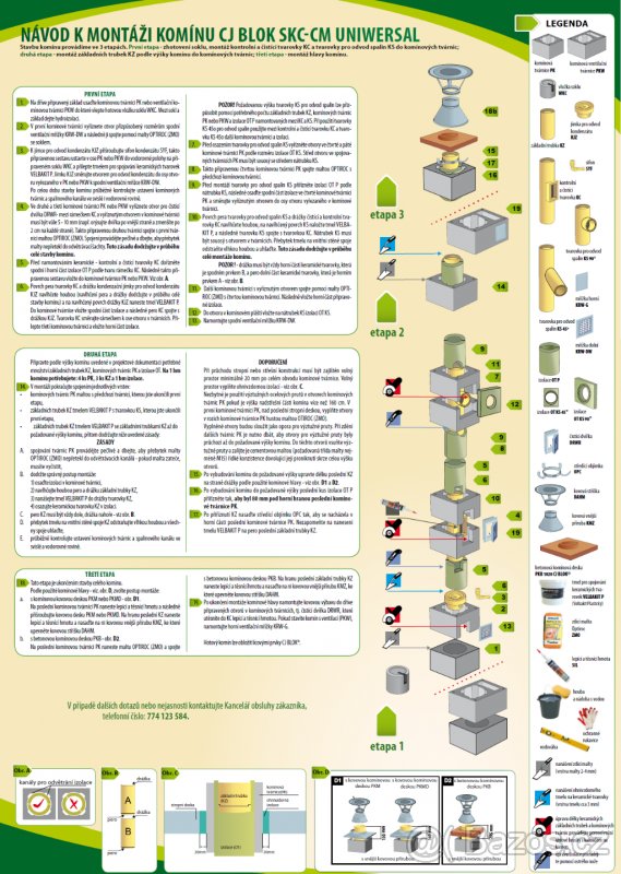 Komíny, komínové sestavy , komínové systémy - 4