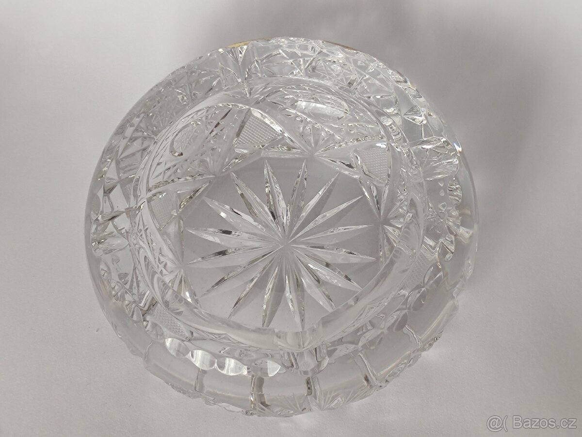 Starý popelník Bohemia Crystal Czechoslovakia, pošta 75.- - 4