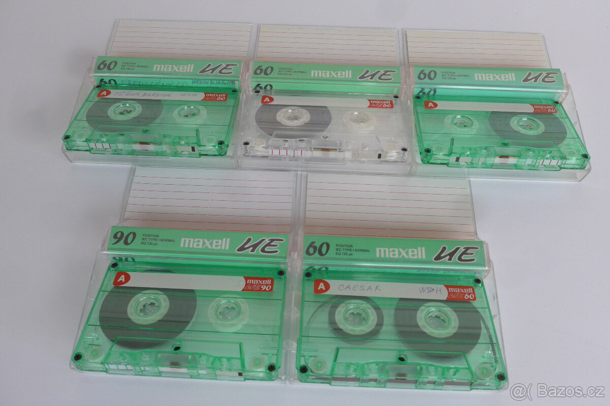 AudioKazety MAXELL UE60 MAXELL UE90 5ks MC - 4