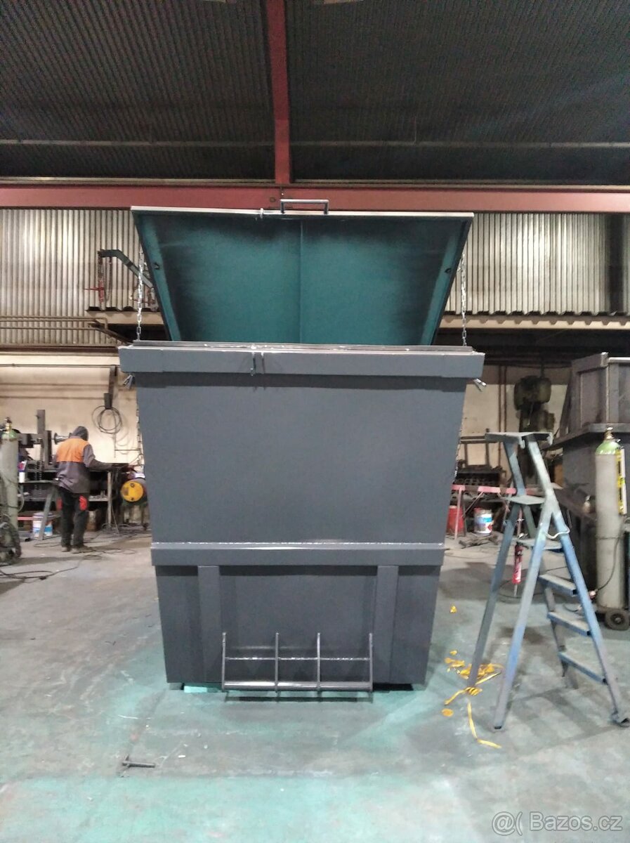 Prodám řetězový kontejner ,mulda,vanu s víky - 4