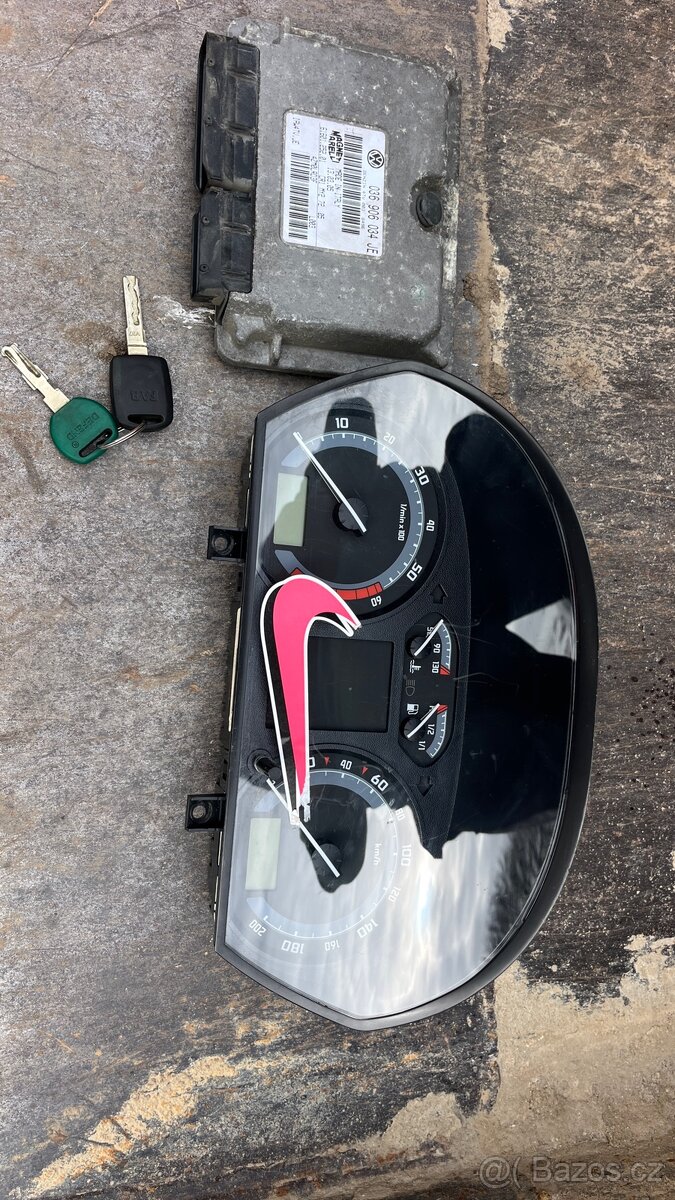 ECU+budíky+immo chip Fabia 1 036 906 034 JE - 4