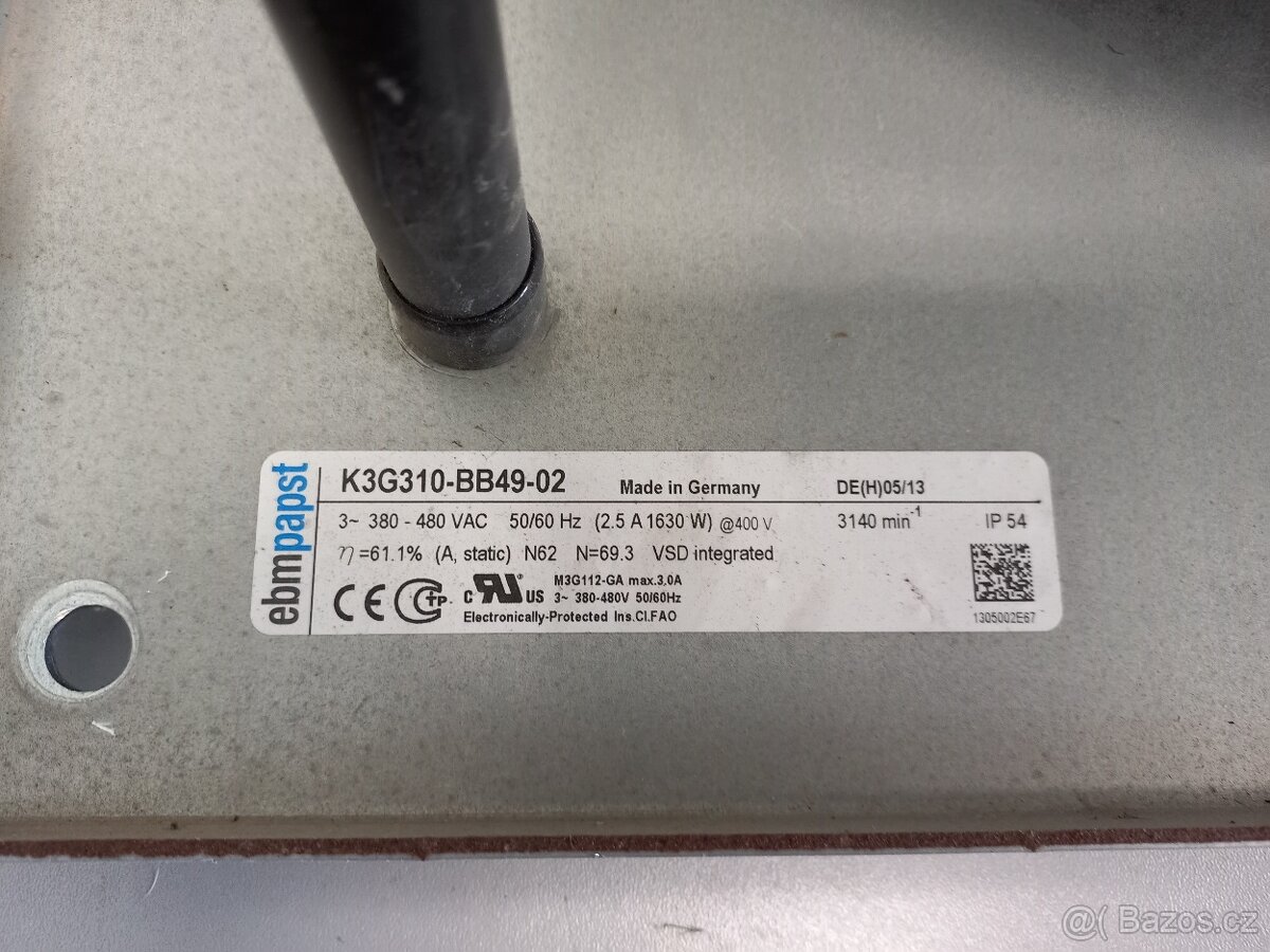 Průmyslový ventilátor ebm papst - 4