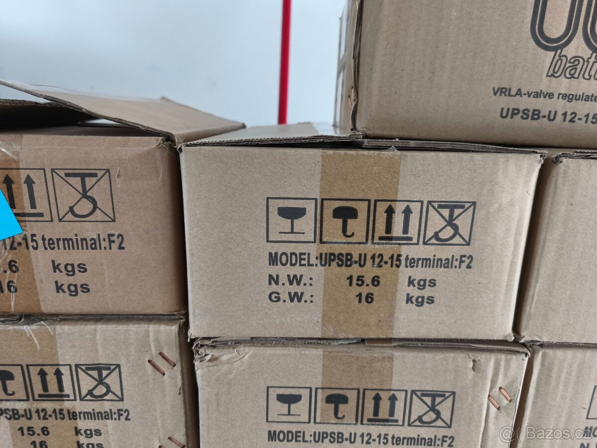 UPS akumulátory 12V 15Ah 50ks - 4