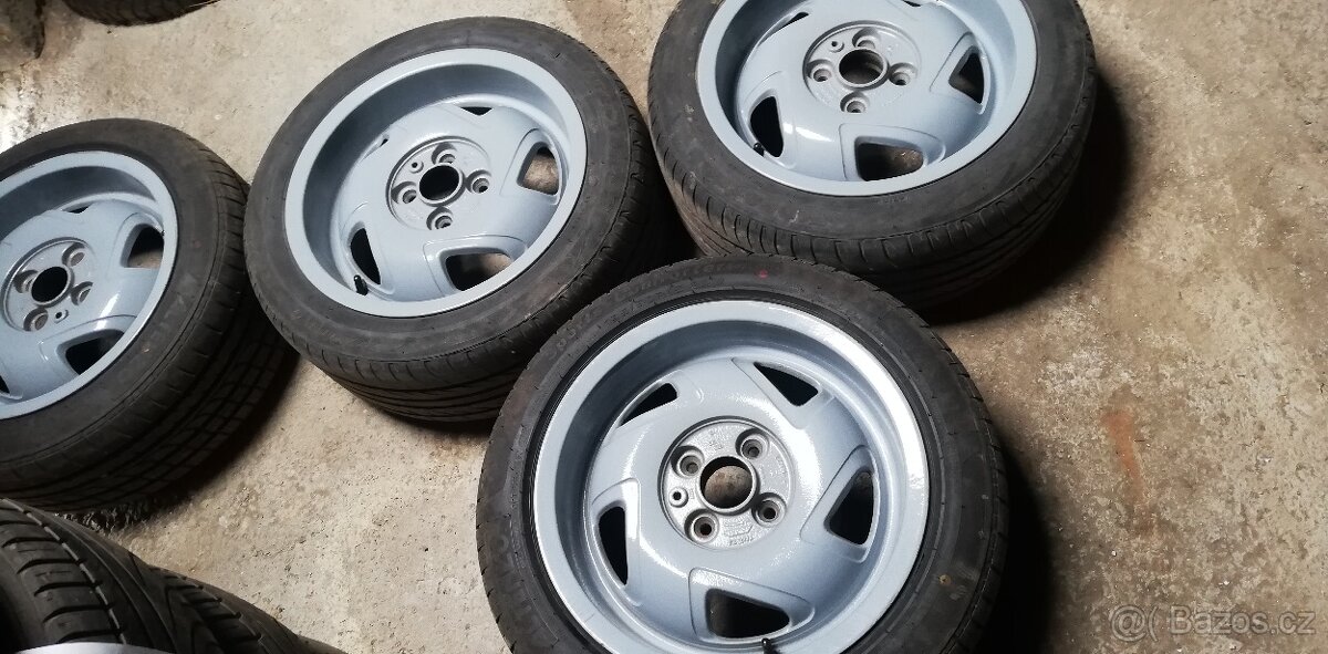 Prodám disky 4x100 R15 + pneumatiky - 4