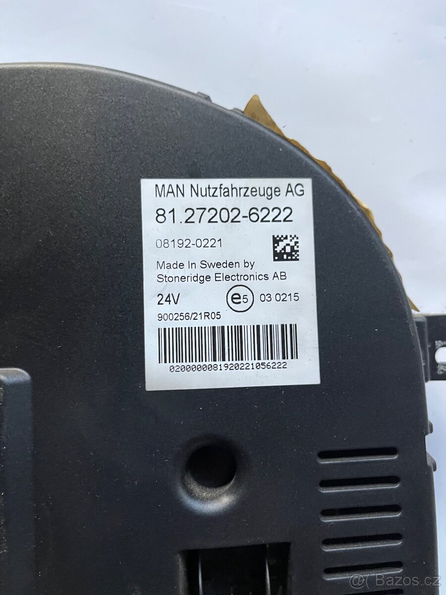 PŘÍSTROJOVÁ DESKA na MAN TGX TGS - 4