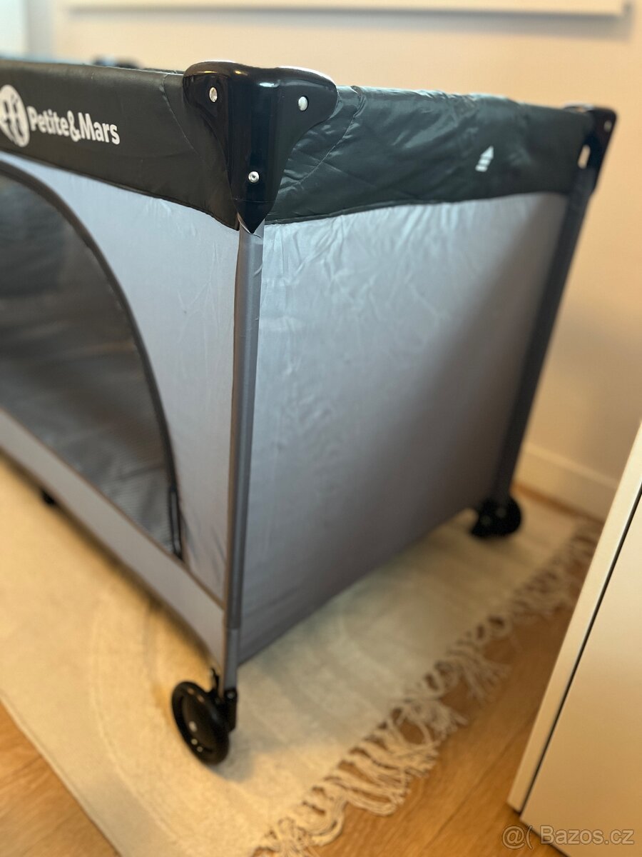Cestovní postýlka Petit&Mars Koot Nyja top stav - 4