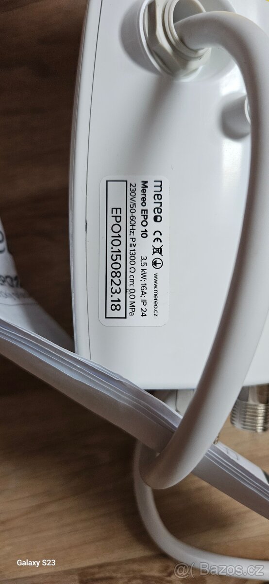 Průtokový ohřívač Mereo EPO10 - 4