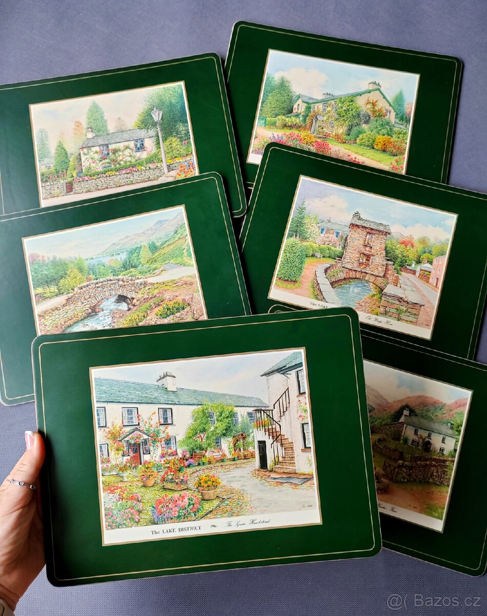 Sada 6 prémiových podložek od PIMPERNEL (Anglie) - 4