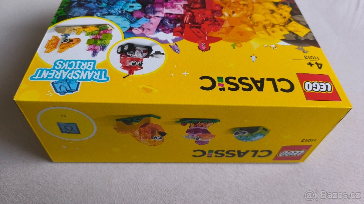 LEGO 11013 Classic Průhledné kreativní kostky - 4