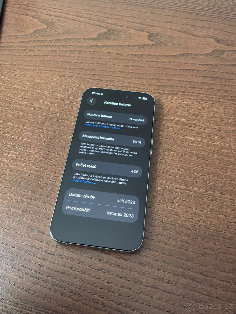 Prodám iPhone 15 Pro top stav - 4