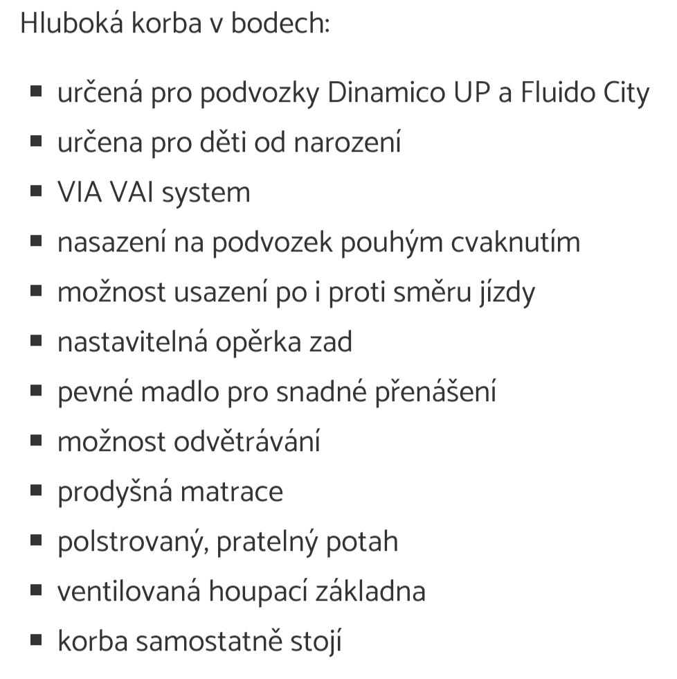 Pouze hluboká korba Cam kolébka - 4