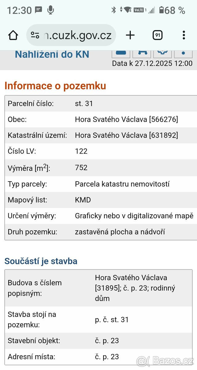 Vesnický dům před rekonstrukcí - Hora sv. Václava - 4