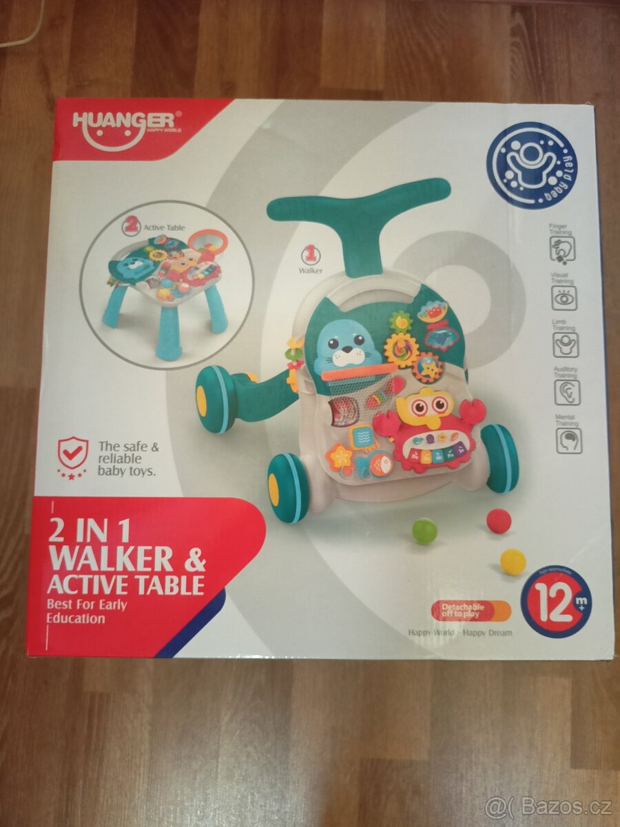 Interaktivní chodítko/stoleček 2v1 - 4