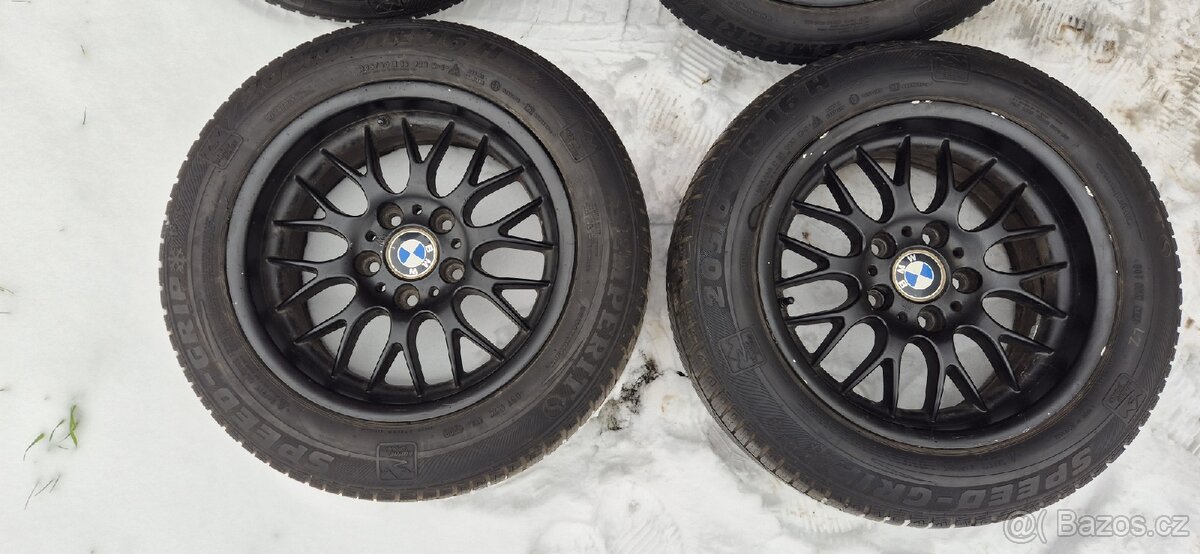 Zimní 205/60 R16 + alu BMW 5x120 - 4