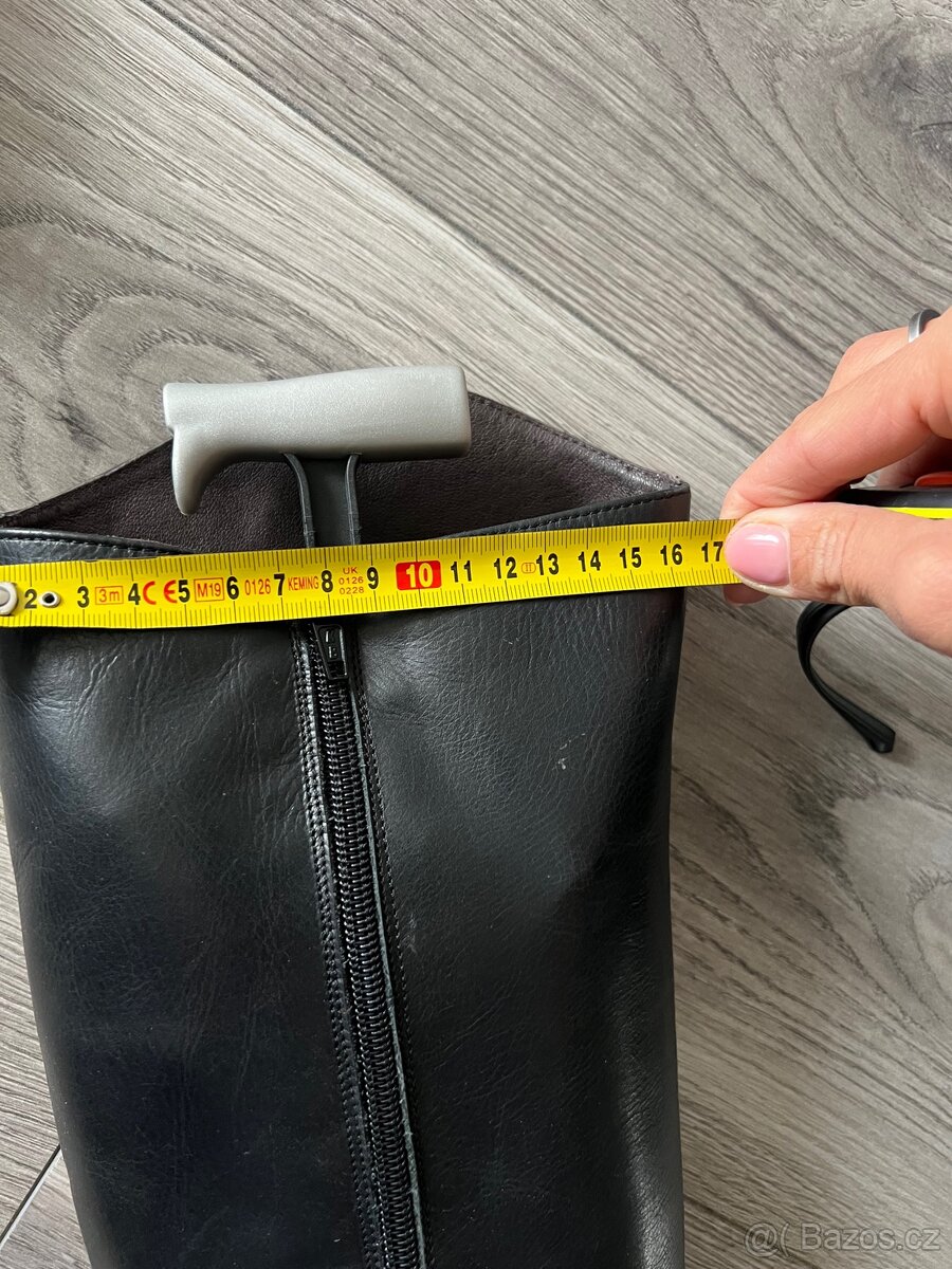 Kožené kozačky 41 - 4